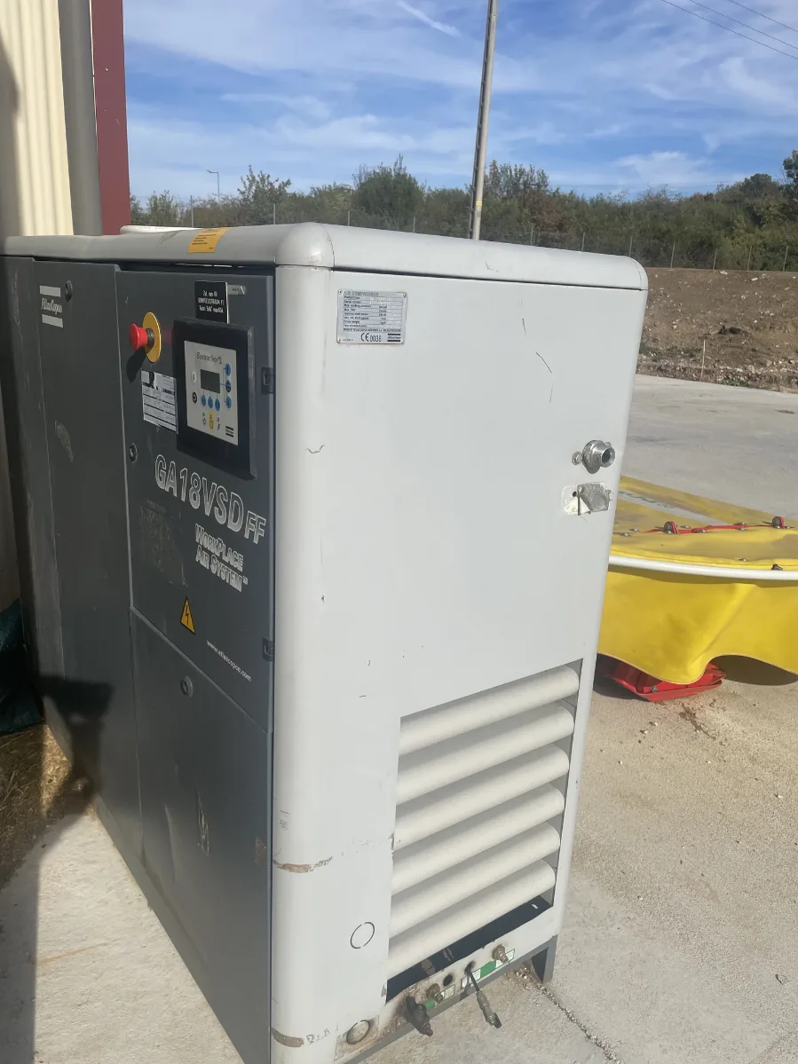 Atlas Copco GA18-VSD-FF bérelhető ipari kompresszor
